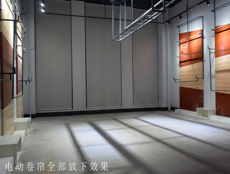 重慶巴南區文化藝術學院博覽室電動卷簾安裝